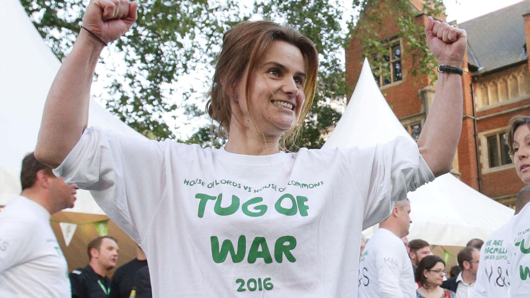 La diputada en un evento solidario.