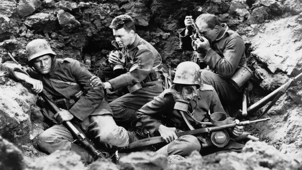 Soldados durante la Primera Guerra Mundial