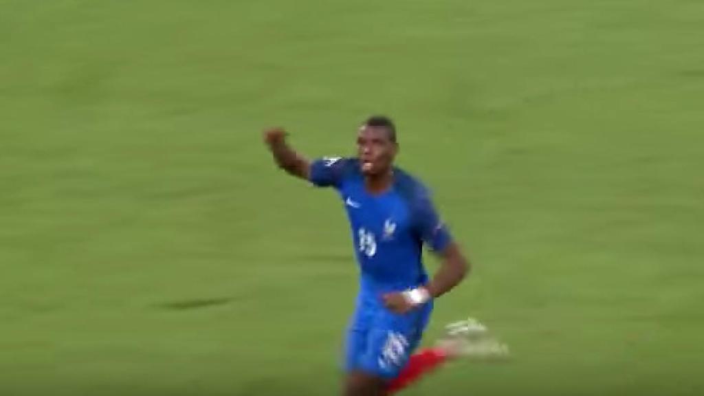 El corte de mangas de Pogba que 'censuró' la televisión francesa