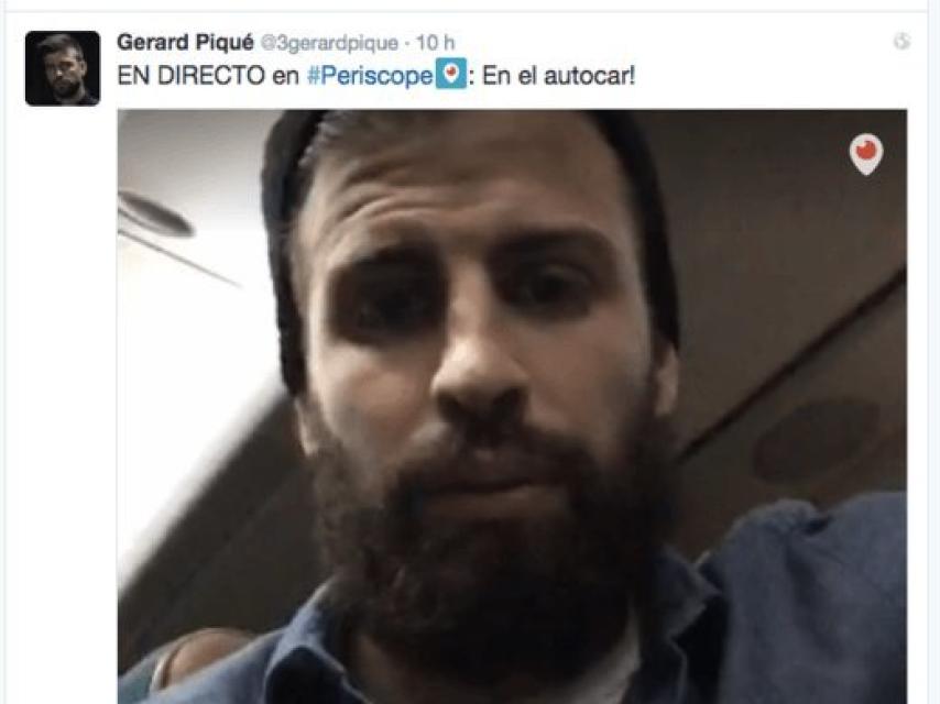 Uno de los Periscope de Piqué.