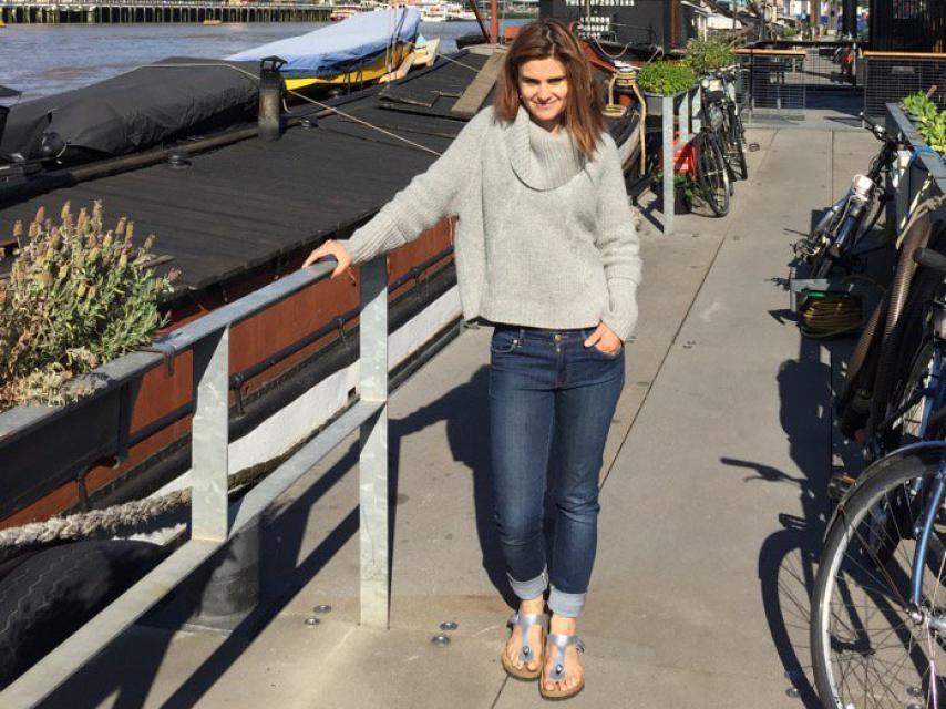 La diputada británica Jo Cox en una imagen compartida por su marido, Brendan Cox, en Twitter.