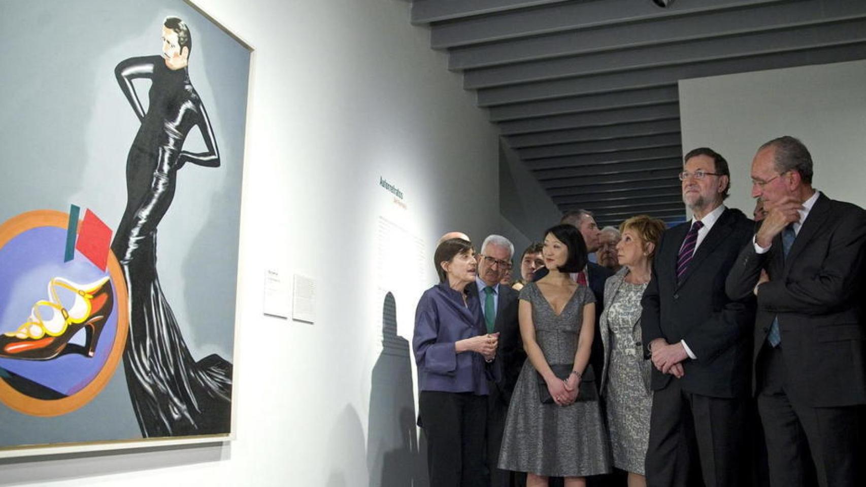 Rajoy inauguró el centro Pompidou de Málaga.