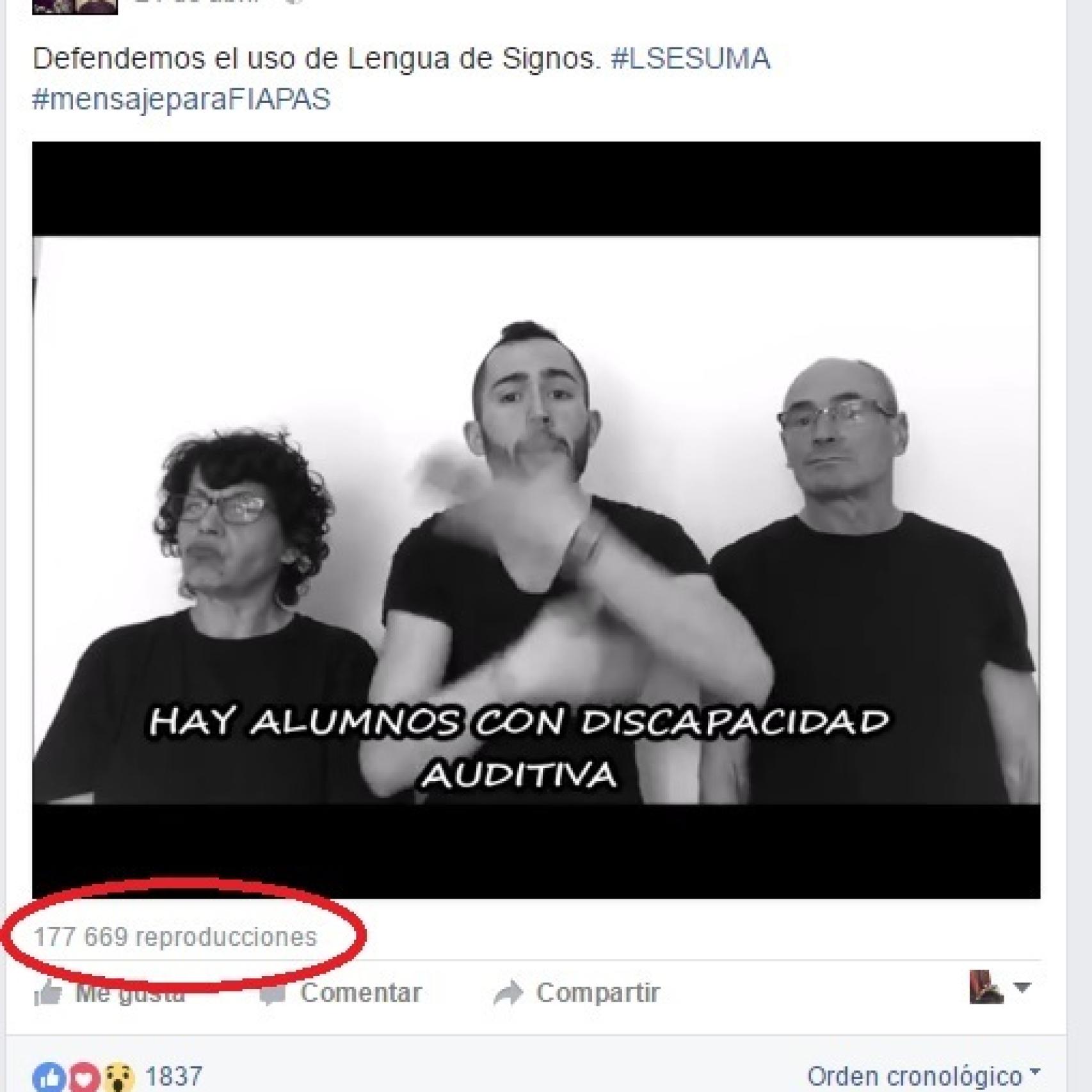 Su vídeo más visto ya ha superado las 170.000 visitas.