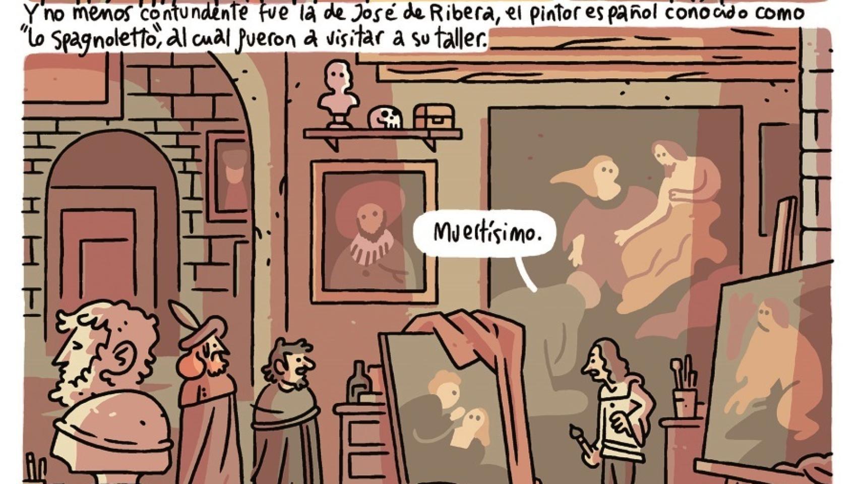 Tras los pasos de Caravaggio, en el taller de Ribera.