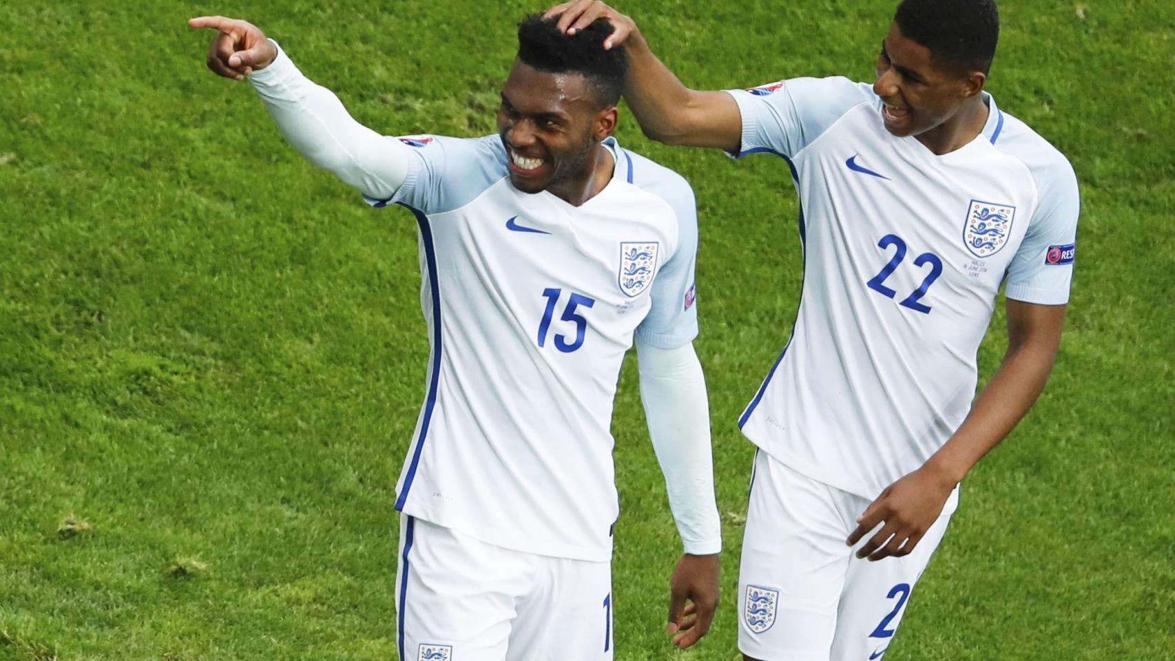 Rashford con Sturridge.