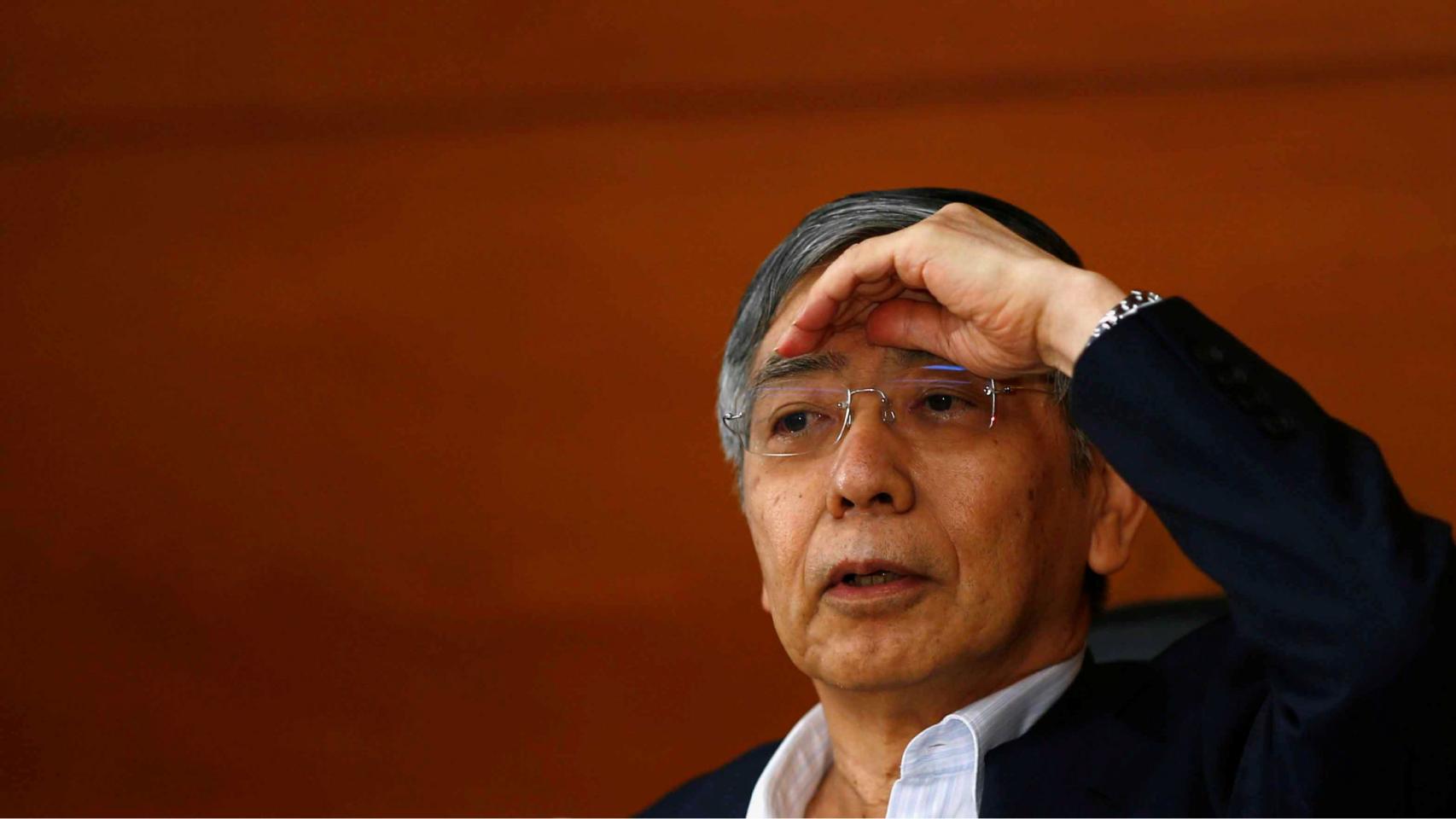 El gobernador del Banco de Japón, Haruhiko Kuroda.