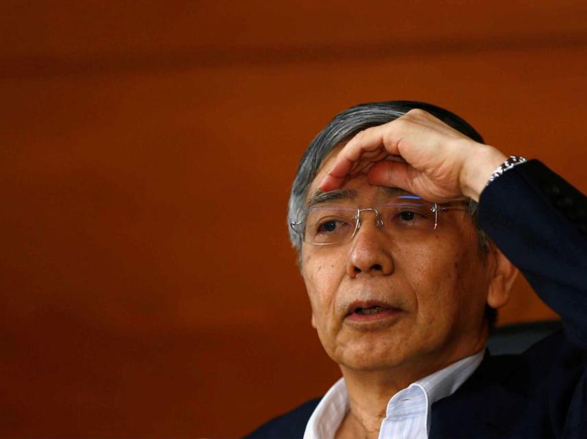 El gobernador del Banco de Japón, Haruhiko Kuroda.