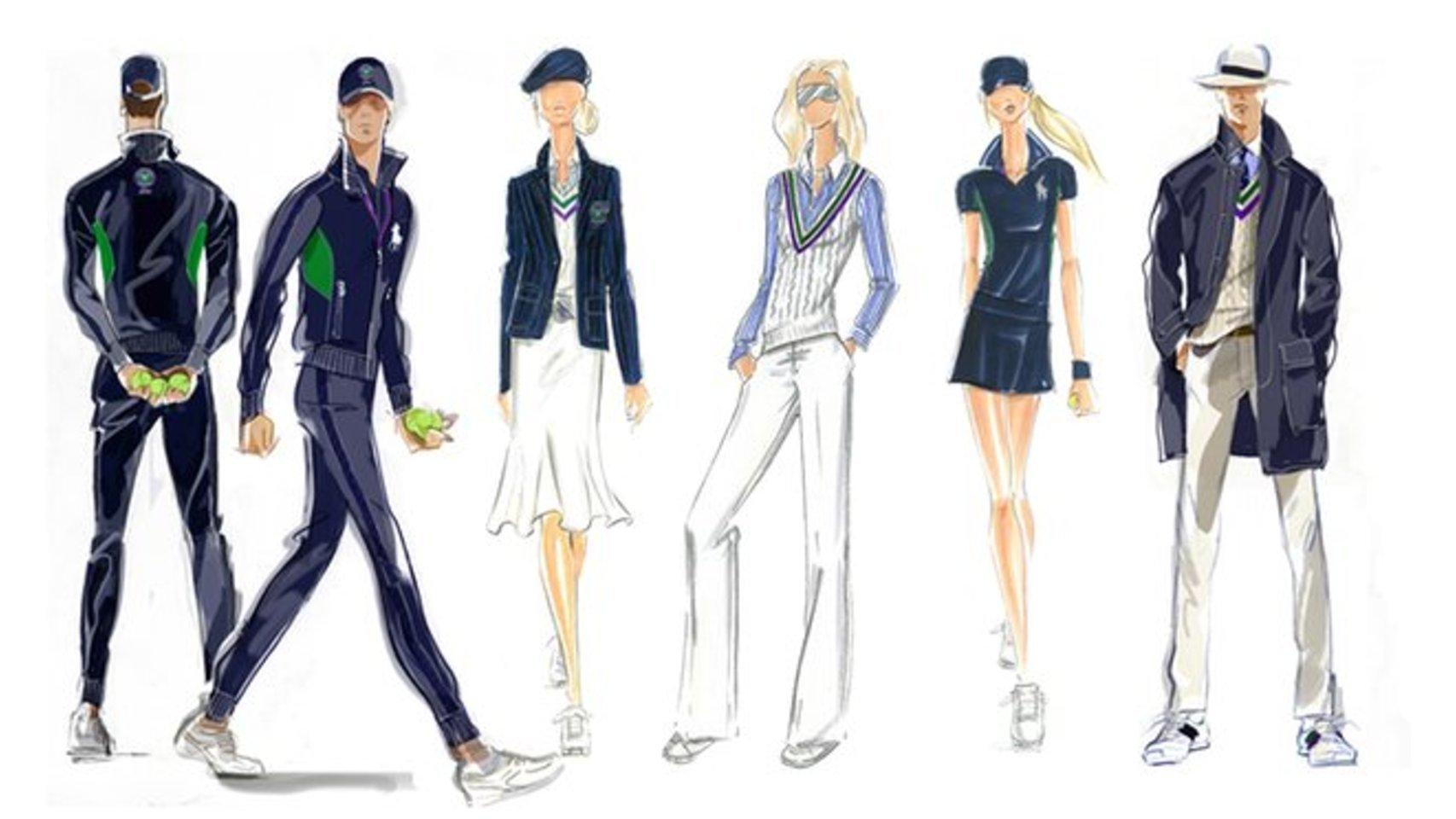 Ralph Lauren uniformes Wimbledon.