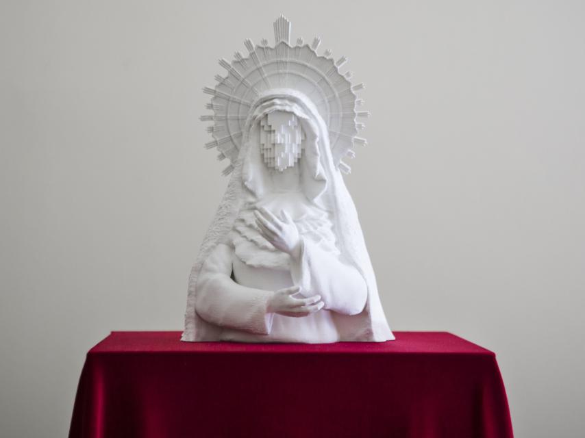 Una de las piezas de la exposición Imágenes autorizadas, de Daniel Mayrit.