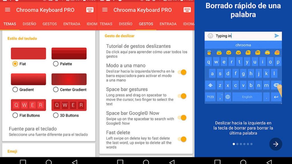 Chrooma 3.0 eleva el listón de los teclados Android con nuevos gestos y emojis