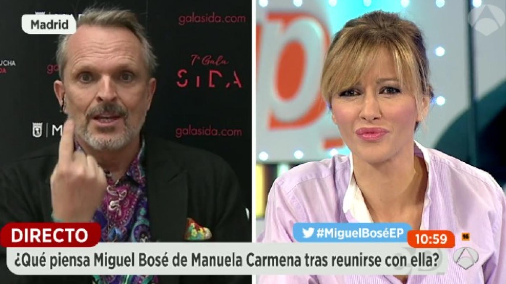 Conexión de Susana Griso con Miguel Bosé
