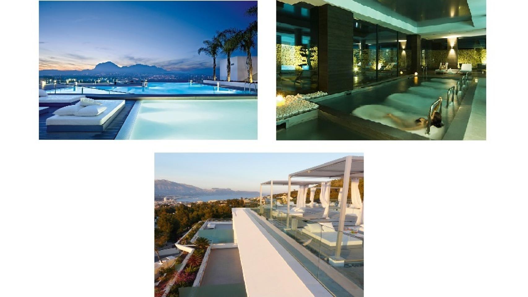 Diferentes vistas de Sha Wellness Clinic.