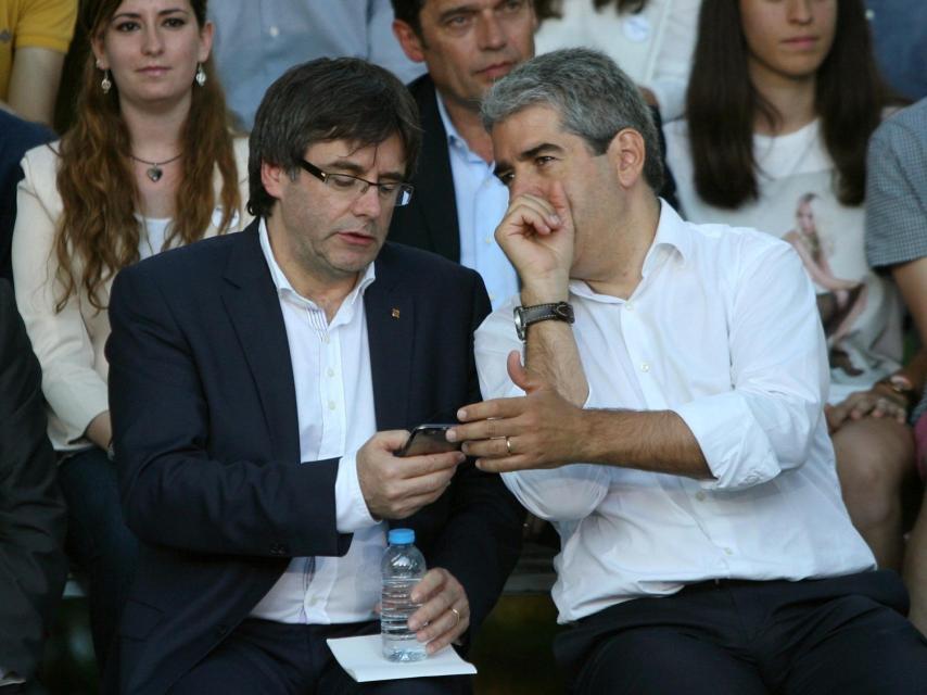 MITING CDC, FRANCESC HOMS, CARLES PUIGDEMONT