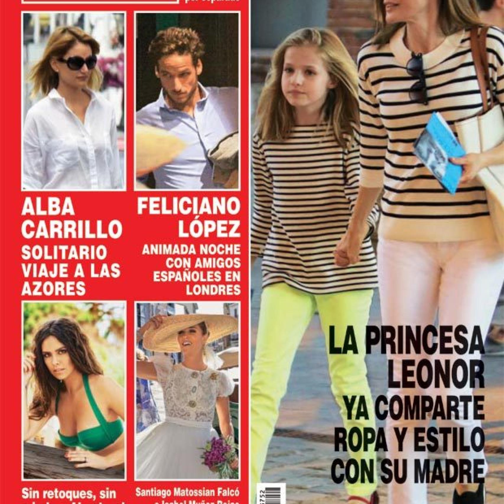 Portada de la revista '¡HOLA!'