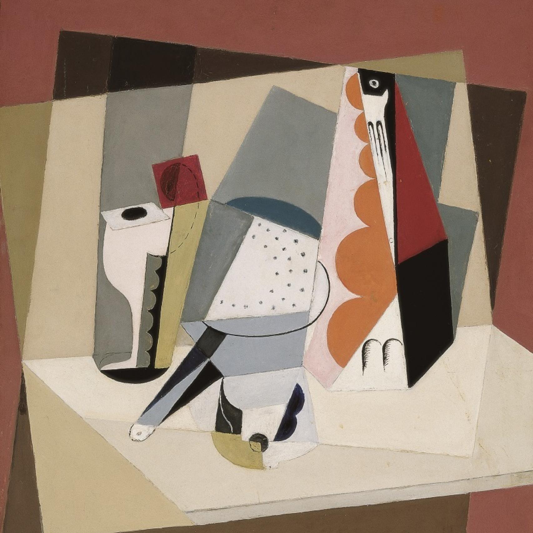 Maria Blanchard. Nature morte cubiste (1919). Colección Telefónica