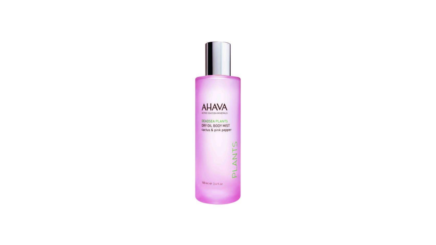 Aceite en Seco de Cactus y Pimienta Rosa de los laboratorios de belleza AHAVA. De venta en Sephora.