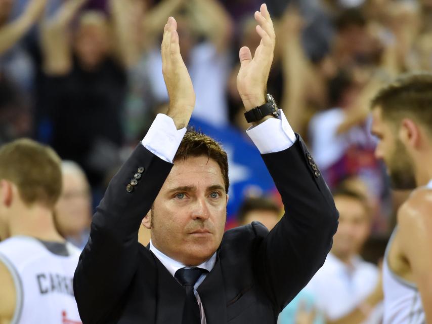 Xavi Pascual durante la final de la Liga Endesa.