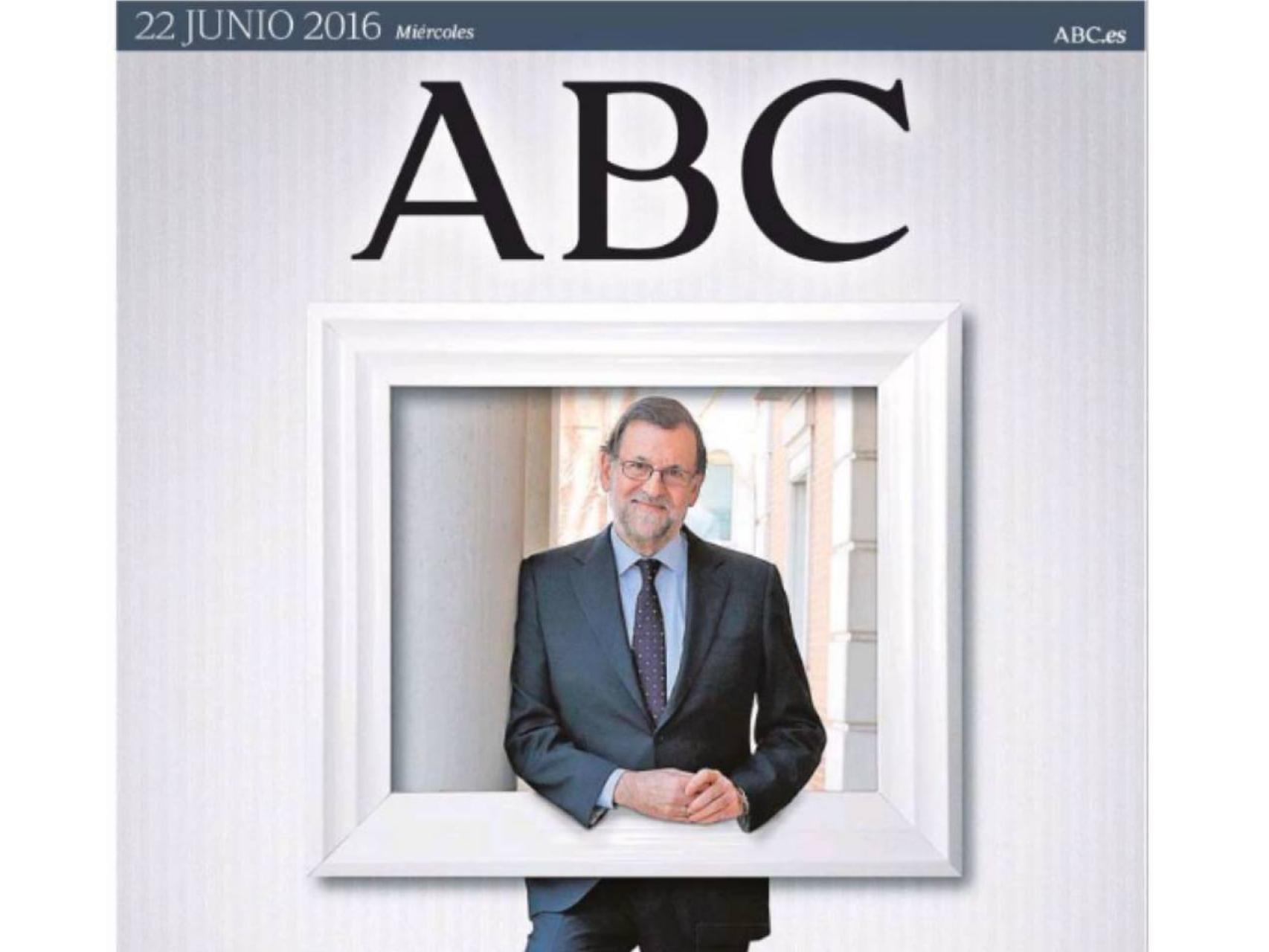 La portada de ABC del 22 de junio 2016