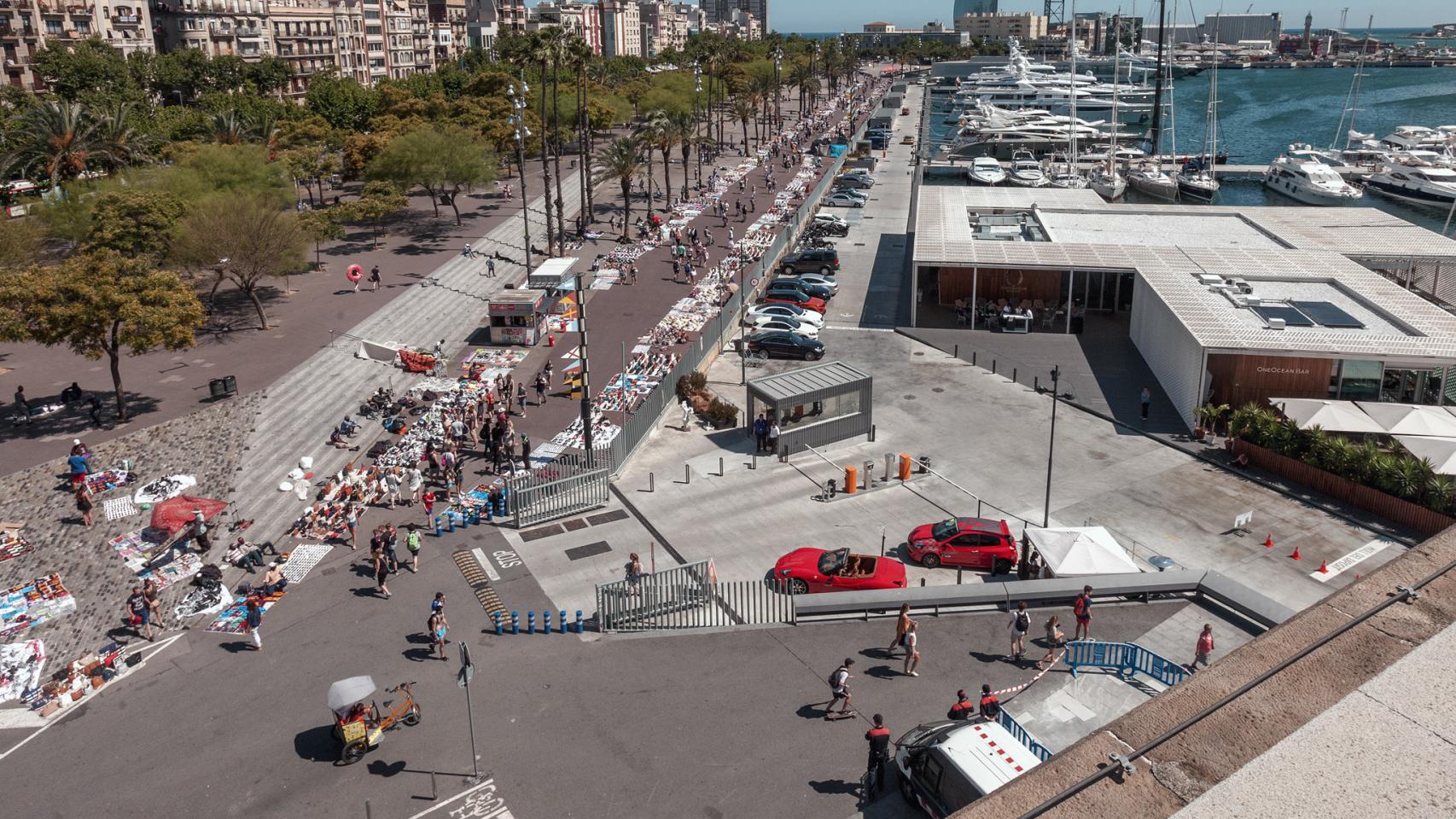 La 'reserva mantera' se alarga durante casi un kilómetro