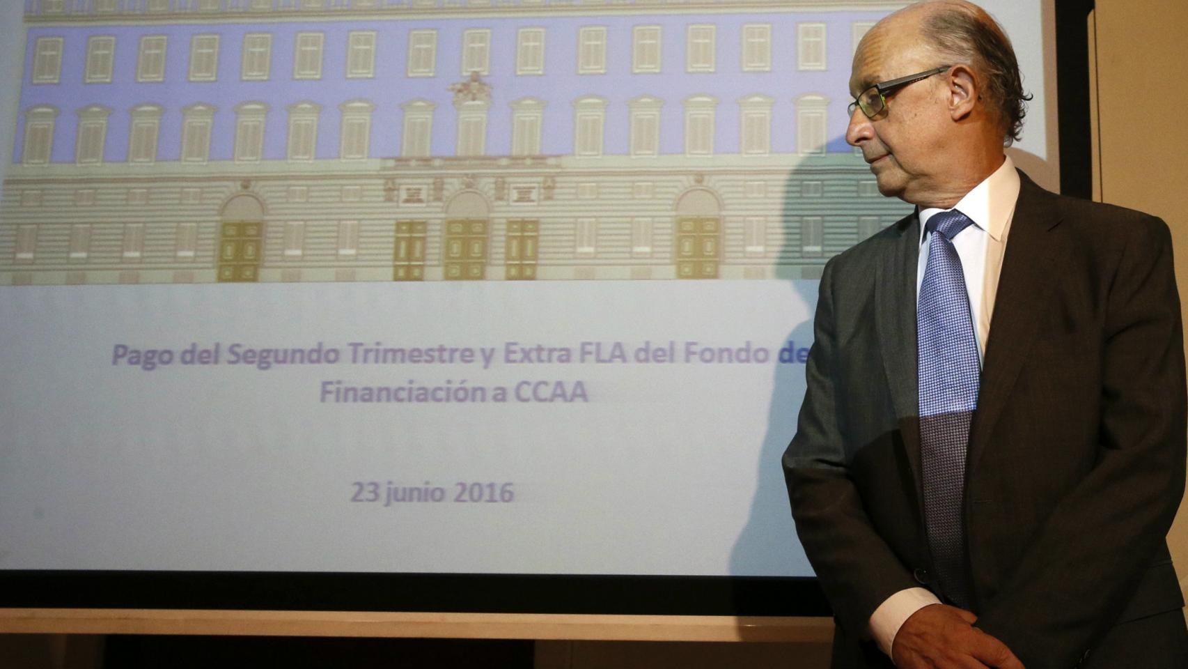 El ministro de Hacienda en funciones, Cristóbal Montoro.