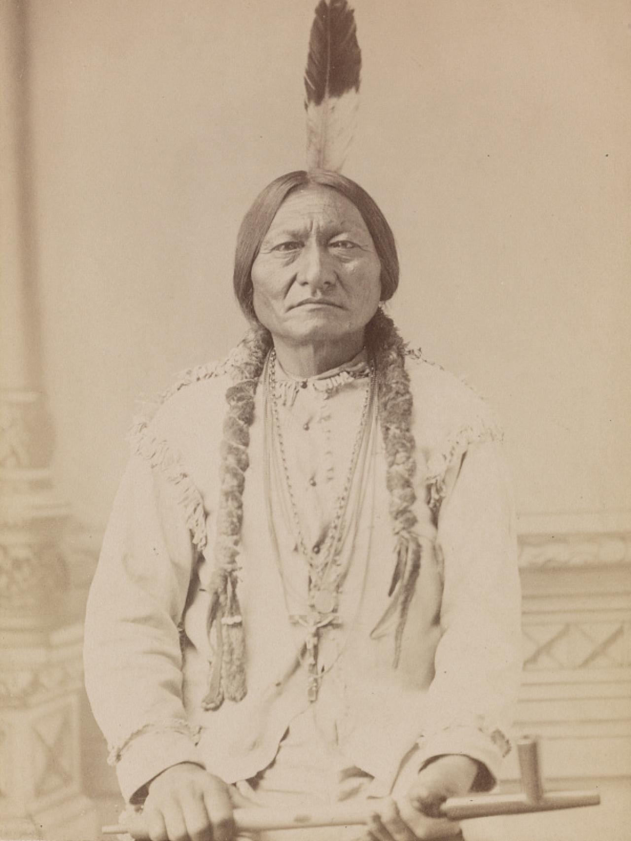 Toro Sentado, en 1885.