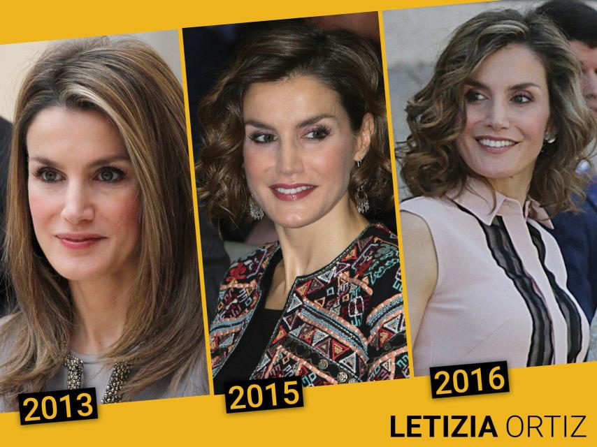 Segundo montaje de la reina Letizia