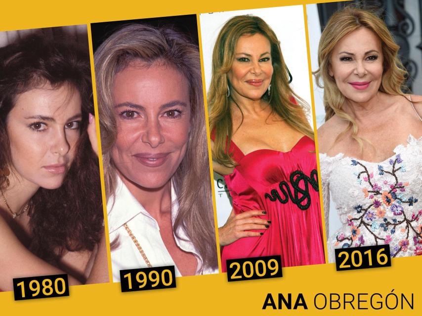 Montaje de la evolución de Ana Obregón