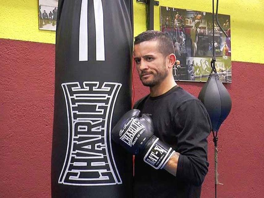 Rubén Nieto durante un entrenamiento.