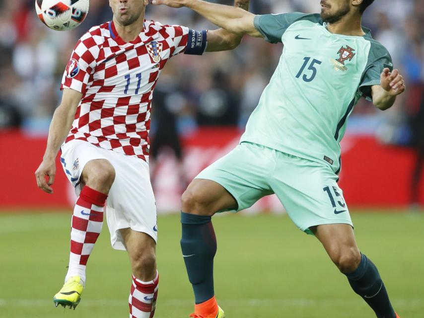 Gomes, durante un partido de Portugal en la pasada Eurocopa.