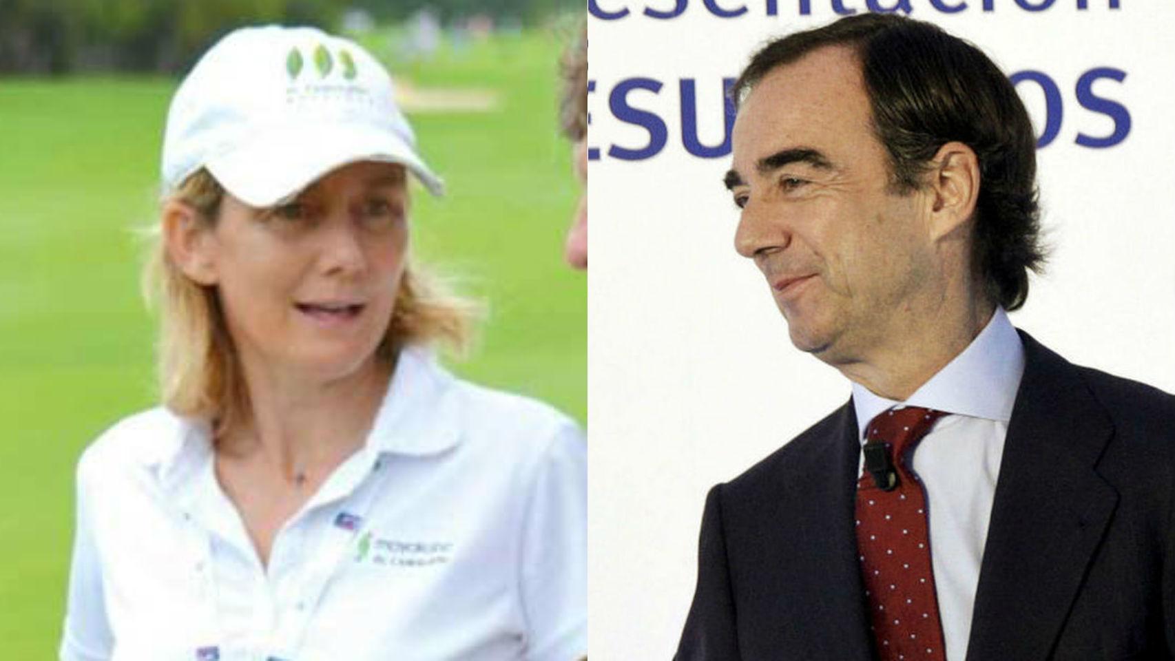 Silvia Villar Mir  y su hermano Juan Villar Mir