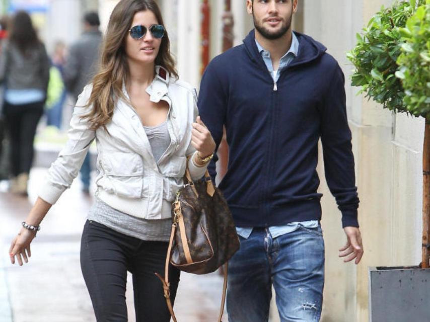 Malena Costa y Mario Suárez con el que espera un hijo