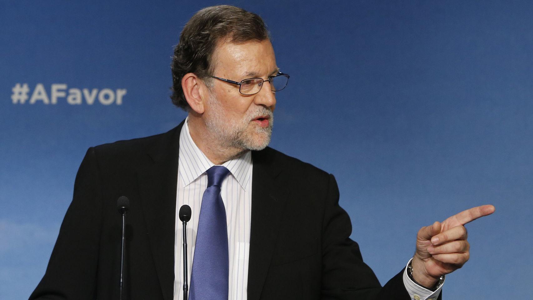 El presidente del Gobierno en funciones, Mariano Rajoy.