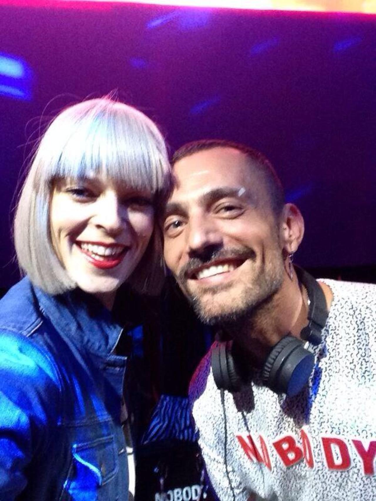 Bimba es el mejor apoyo de su amigo David Delfín en estos momentos