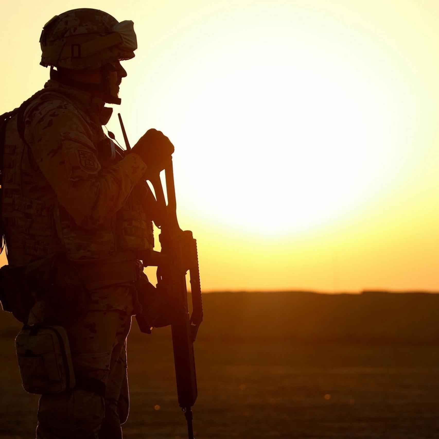 Militar español destinado en Irak.