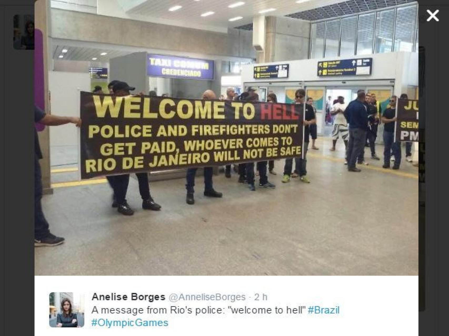 ‘Cualquier persona que llegue a Río no estará segura’