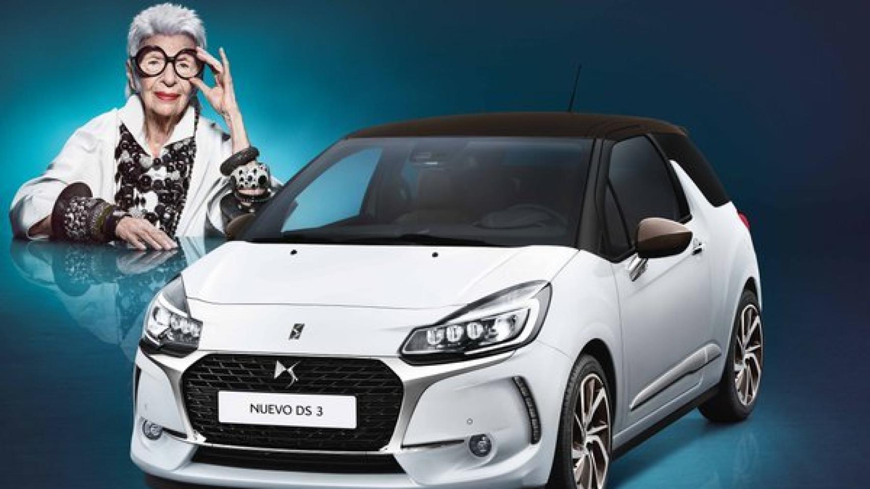 Iris Apfel en la nueva campaña de Citröen CS.