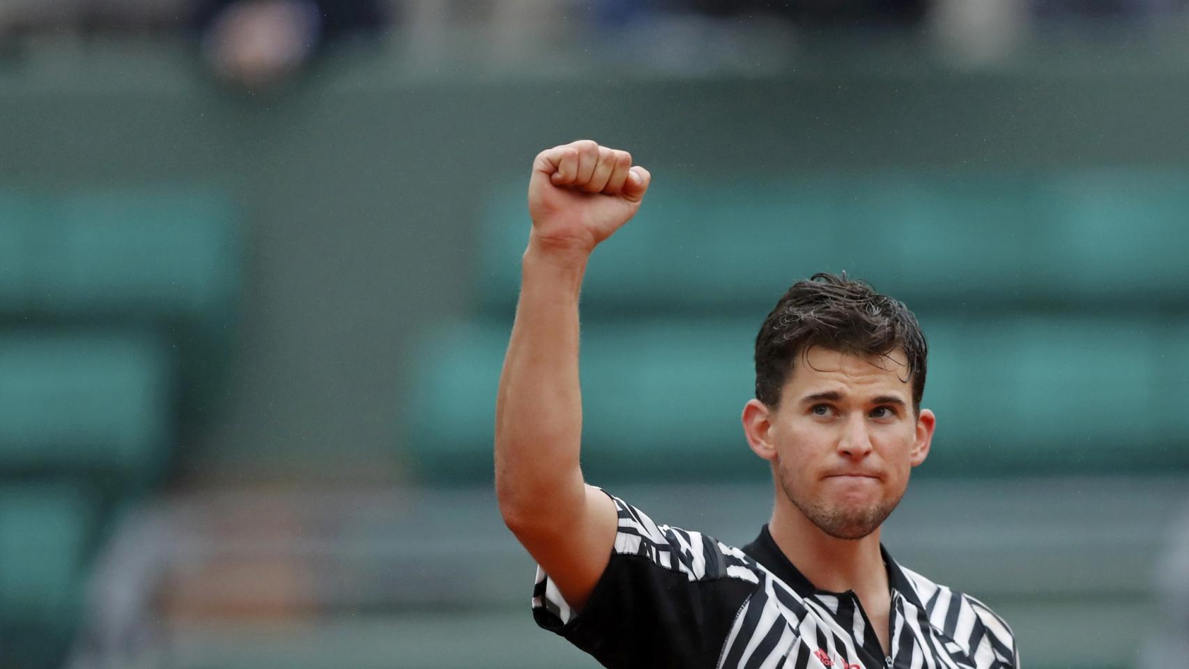 Dominic Thiem, durante Roland Garros.