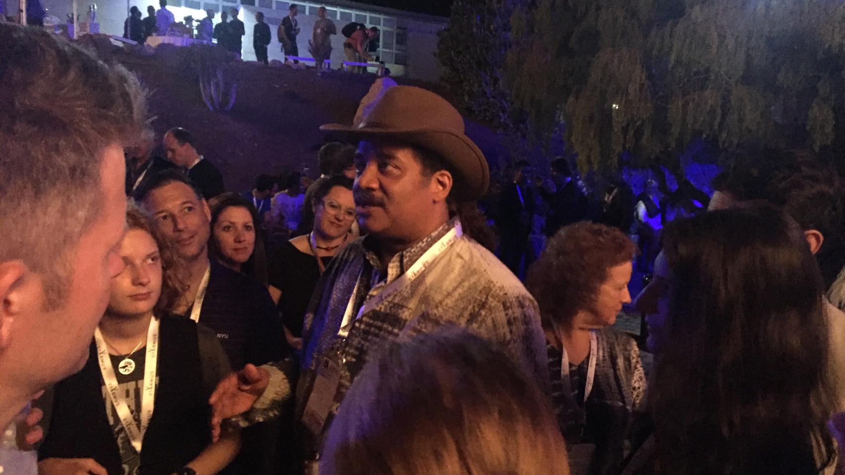 Neil deGrasse Tyson, en la fiesta del Starmus.