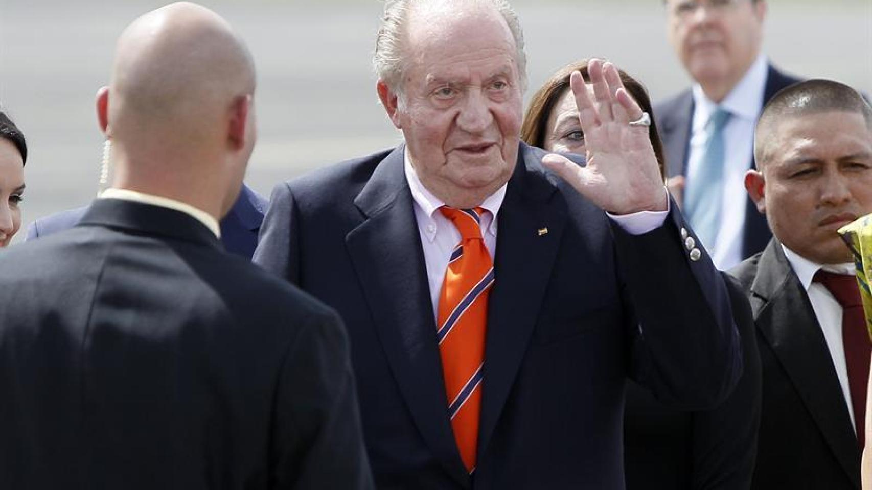 El rey emérito en una visita a Panamá.