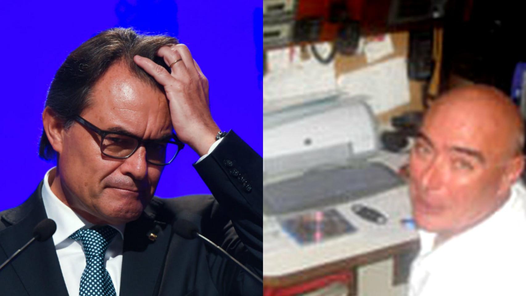 Artur Mas y Alejandro Pérez-Calzada.