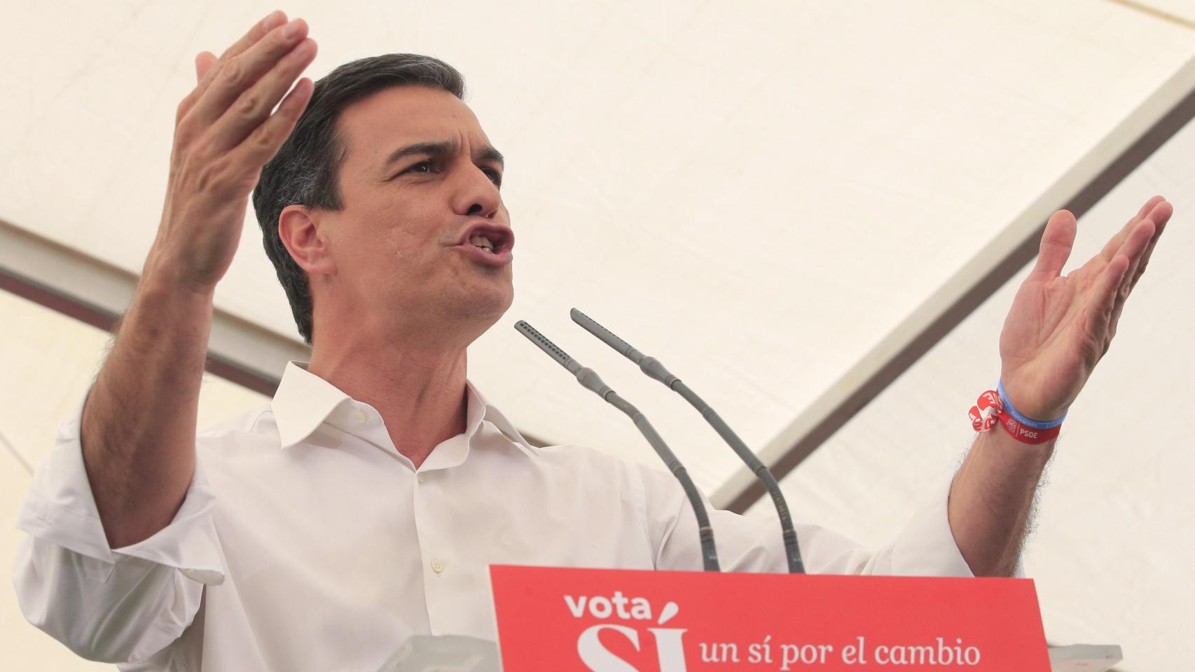 El secretario general del PSOE, Pedro Sánchez.