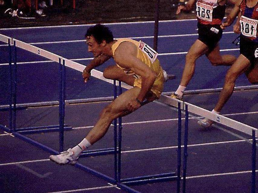 El atleta olímpico Carlos Sala, compartió fatigas con Gual