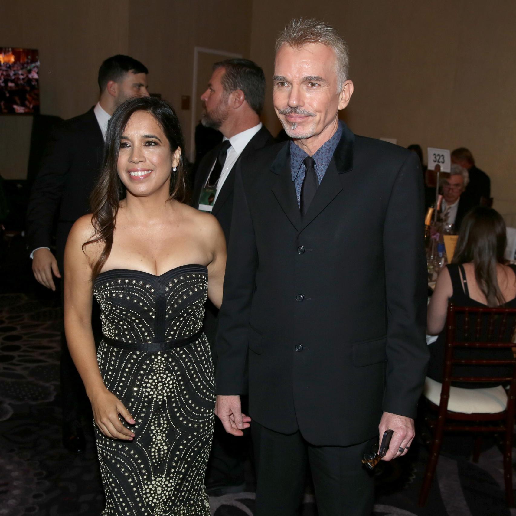 Billy Bob Thornton con su actual mujer, la sexta, Connie Angland