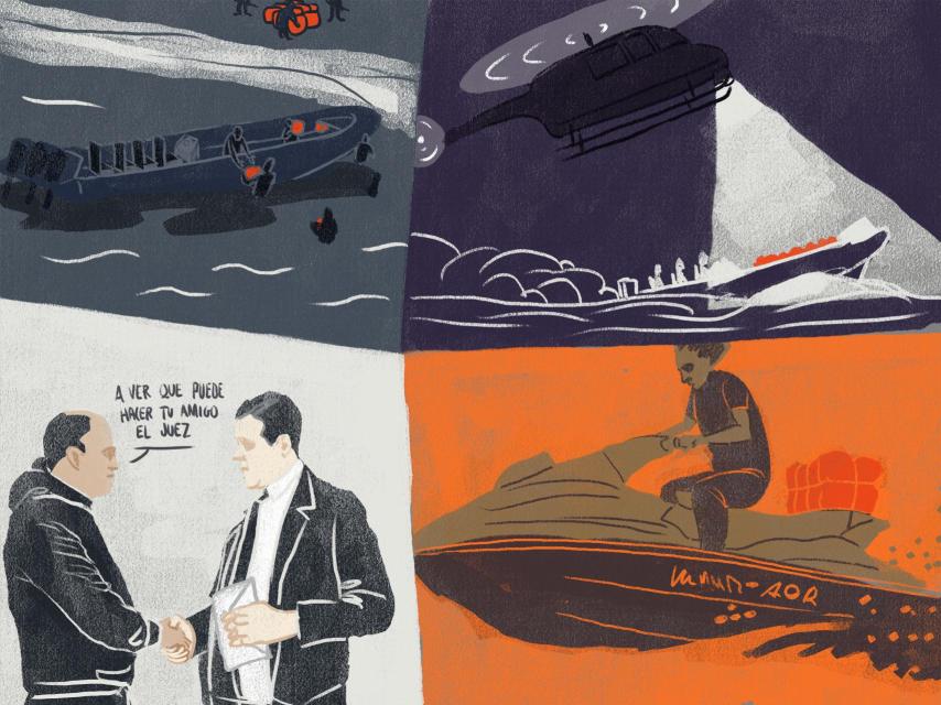 Viñeta que recrea algunos de los pasajes descritos por Didí durante el encuentro.