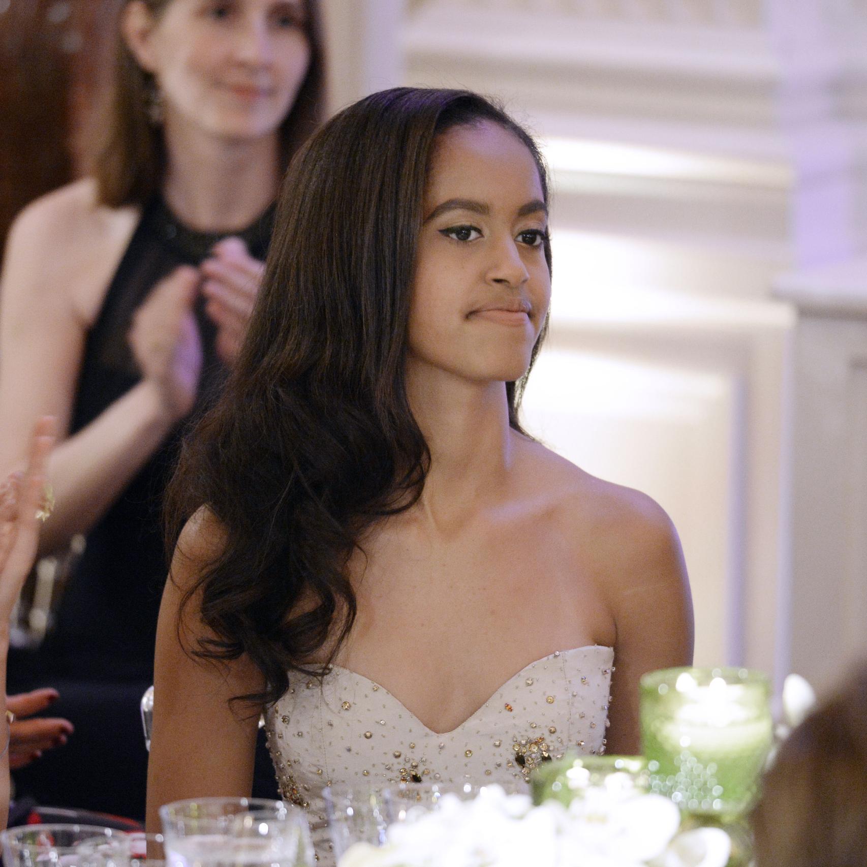 Malia Obama, en una cena de gala