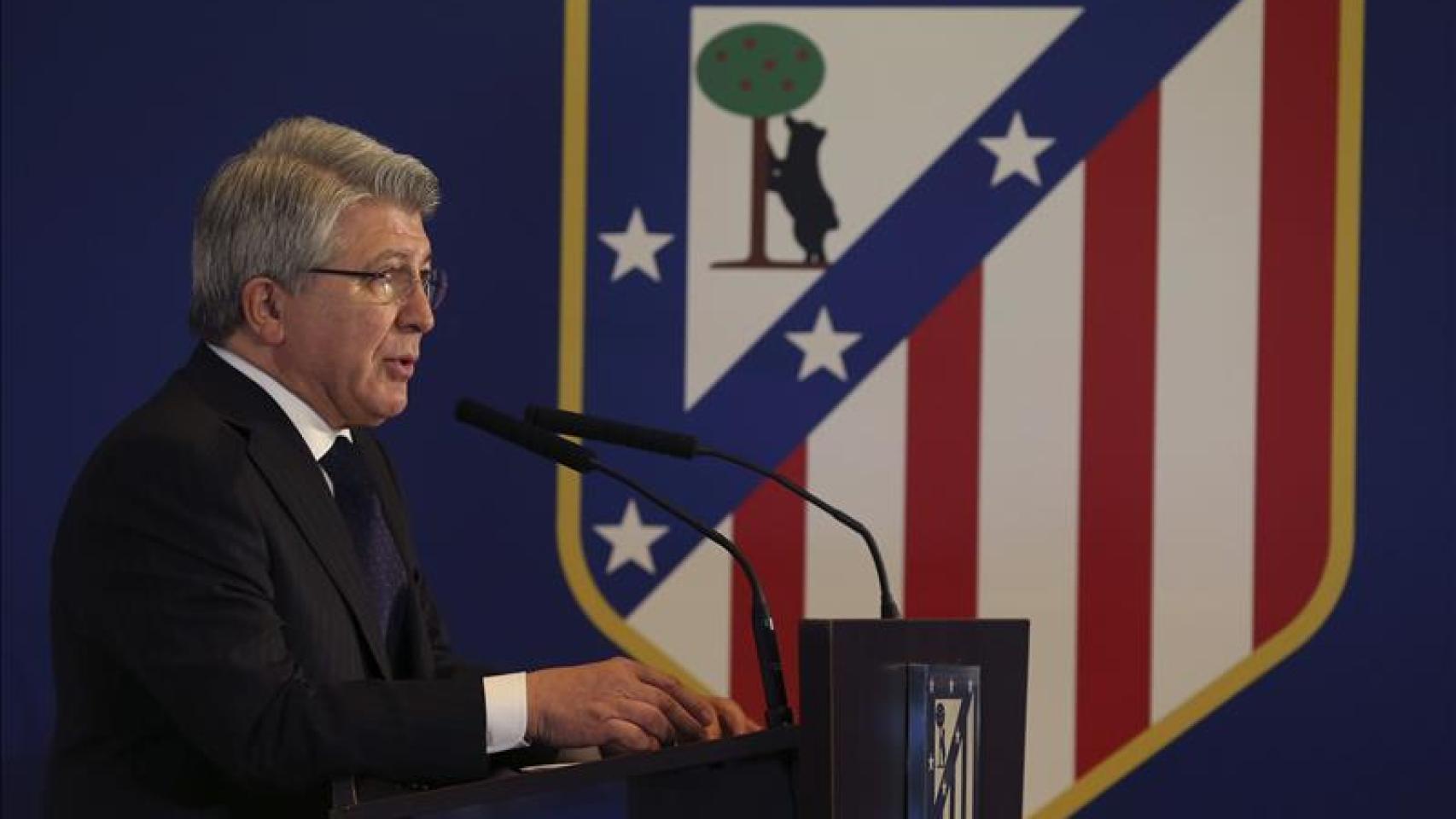 Enrique Cerezo, durante una rueda de prensa.