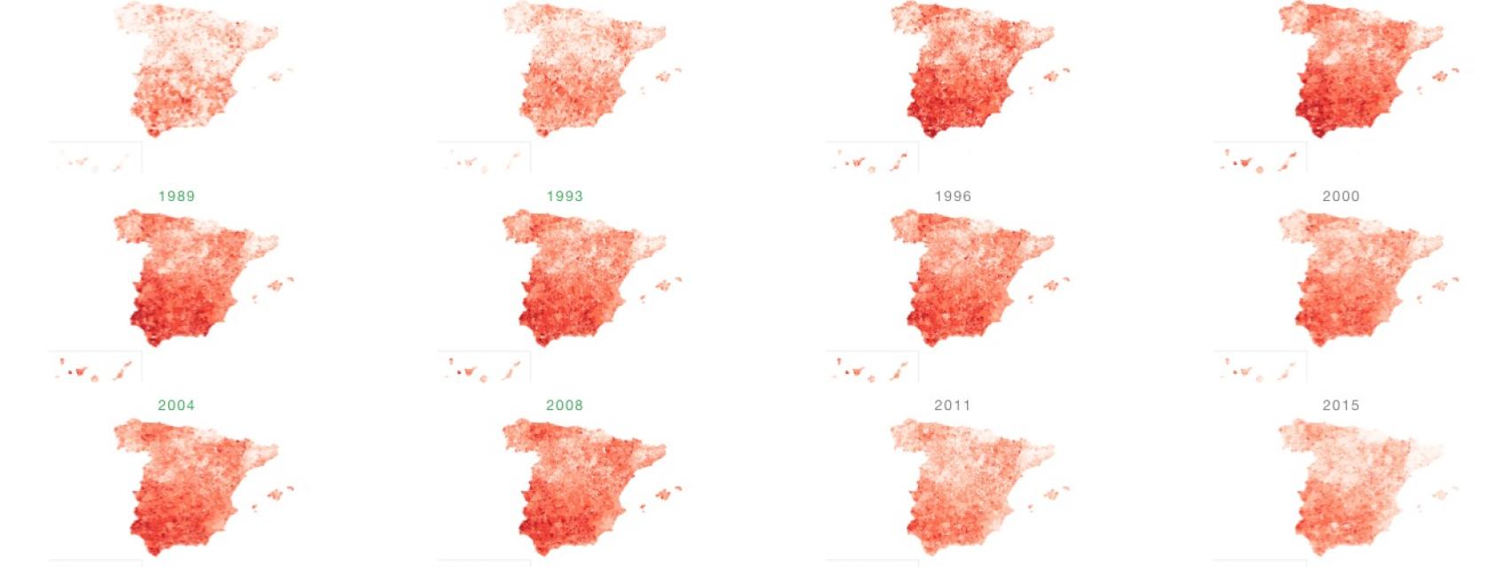 Así ha ido perdiendo votos en el PSOE desde 1977.