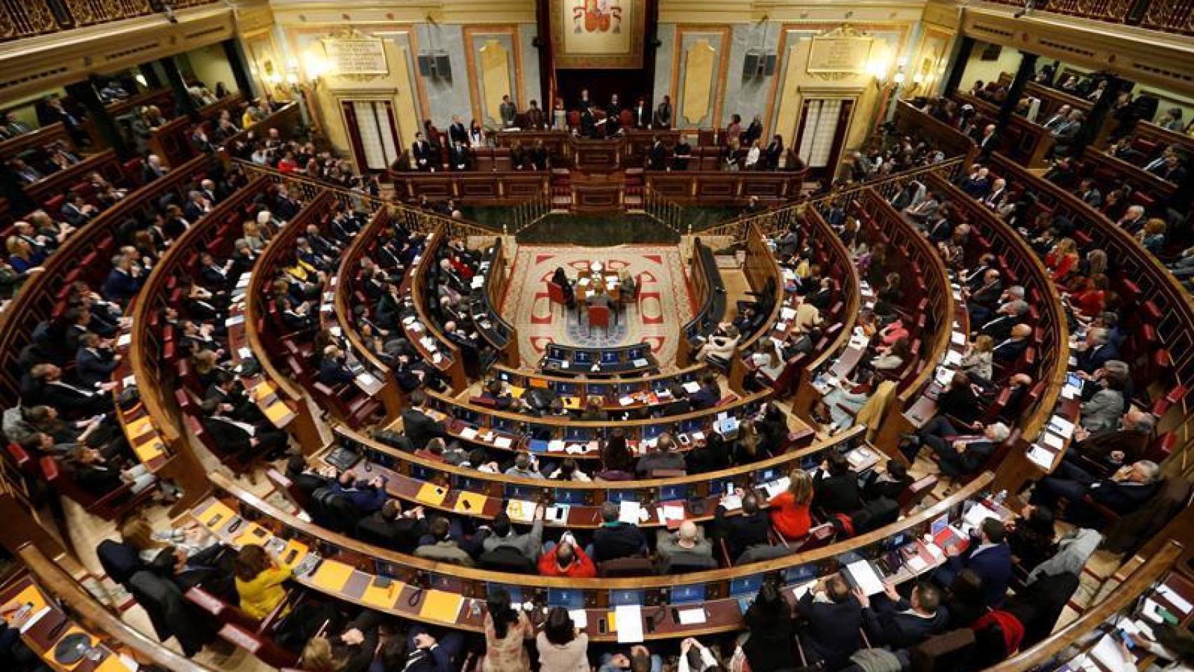 Panorámica del Congreso tras las elecciones del 20D.