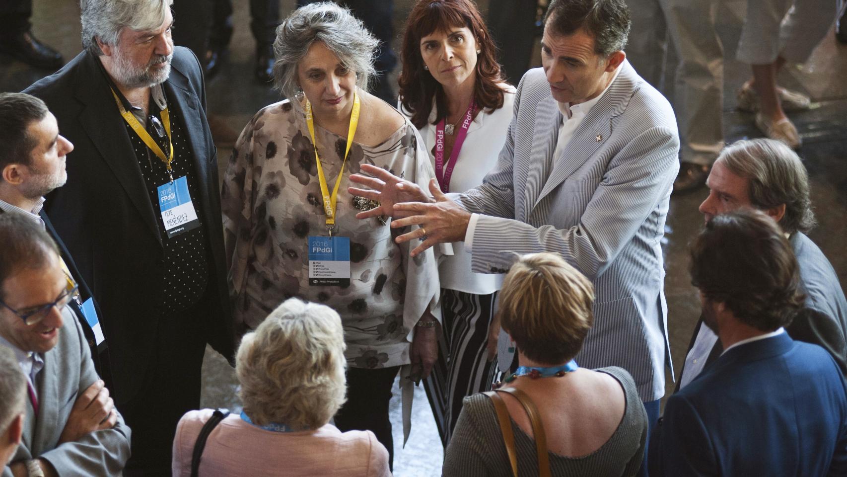 El Rey, tras la conferencia de Ian Gilbert.