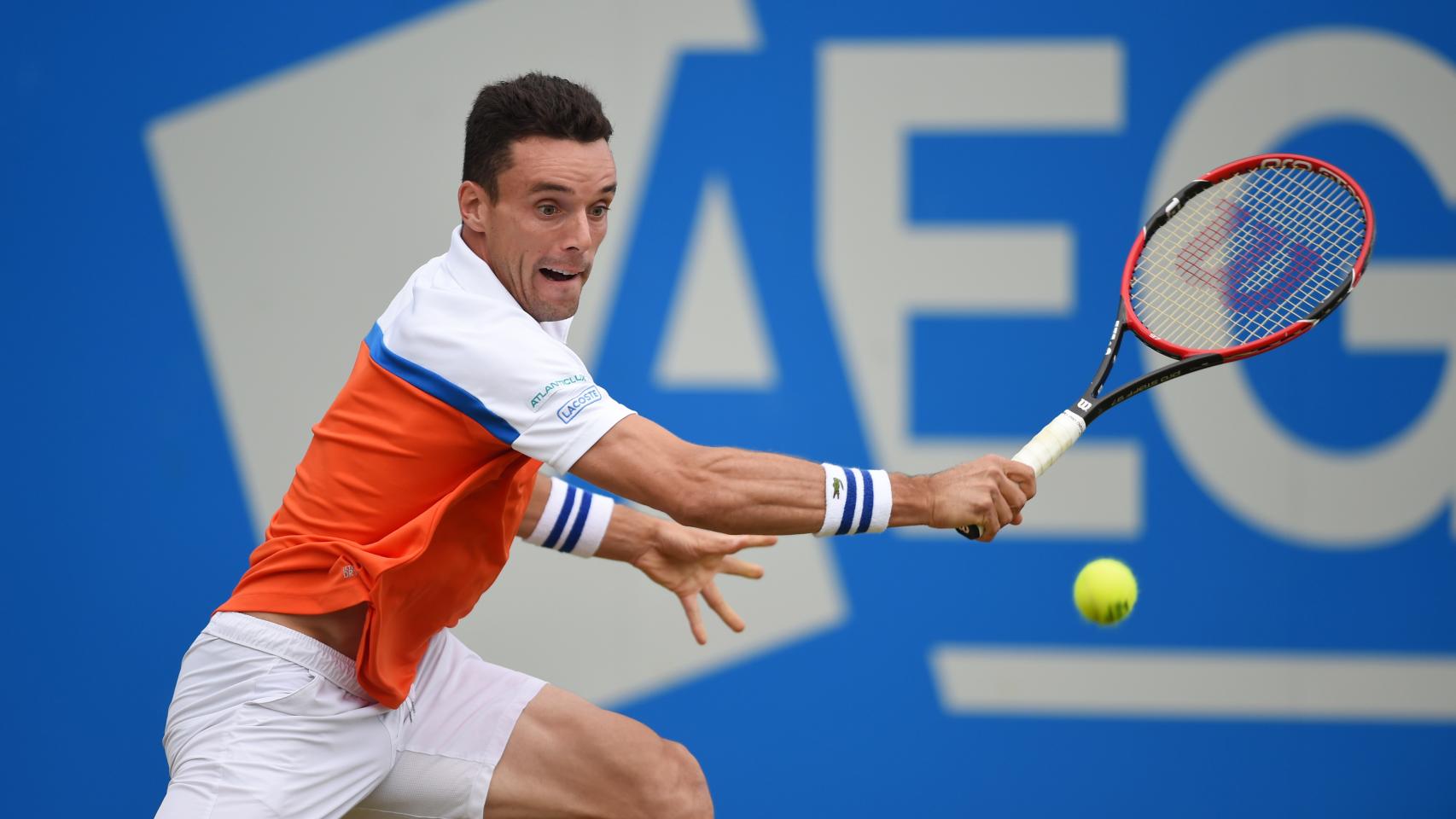 Roberto Bautista durante un partido.